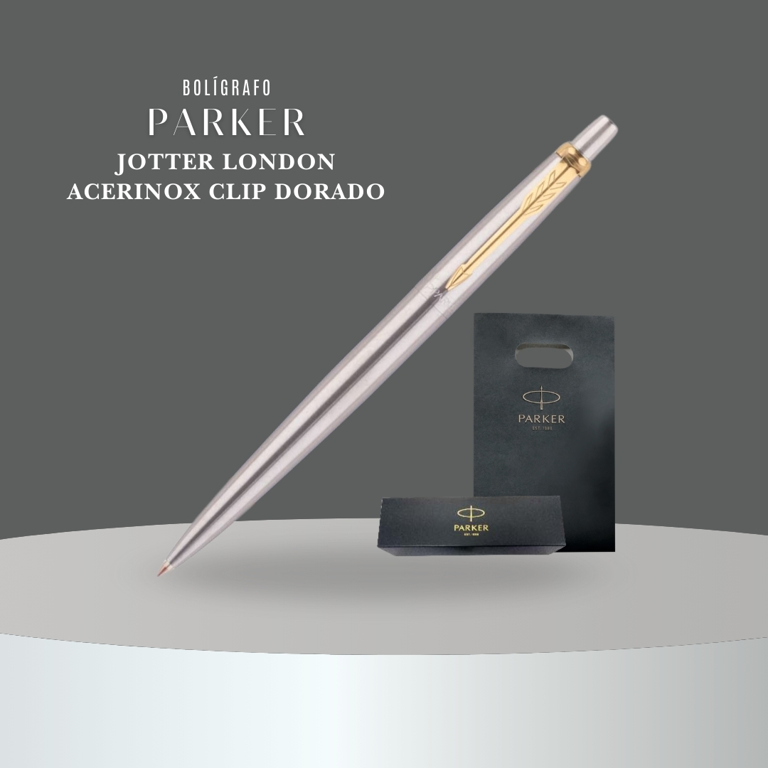 Jotter London Acerinox Clip Dorado